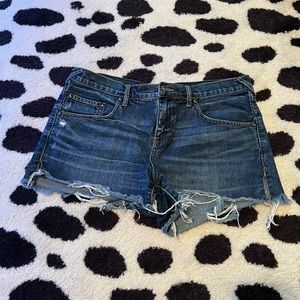 Womens free people denim shorts